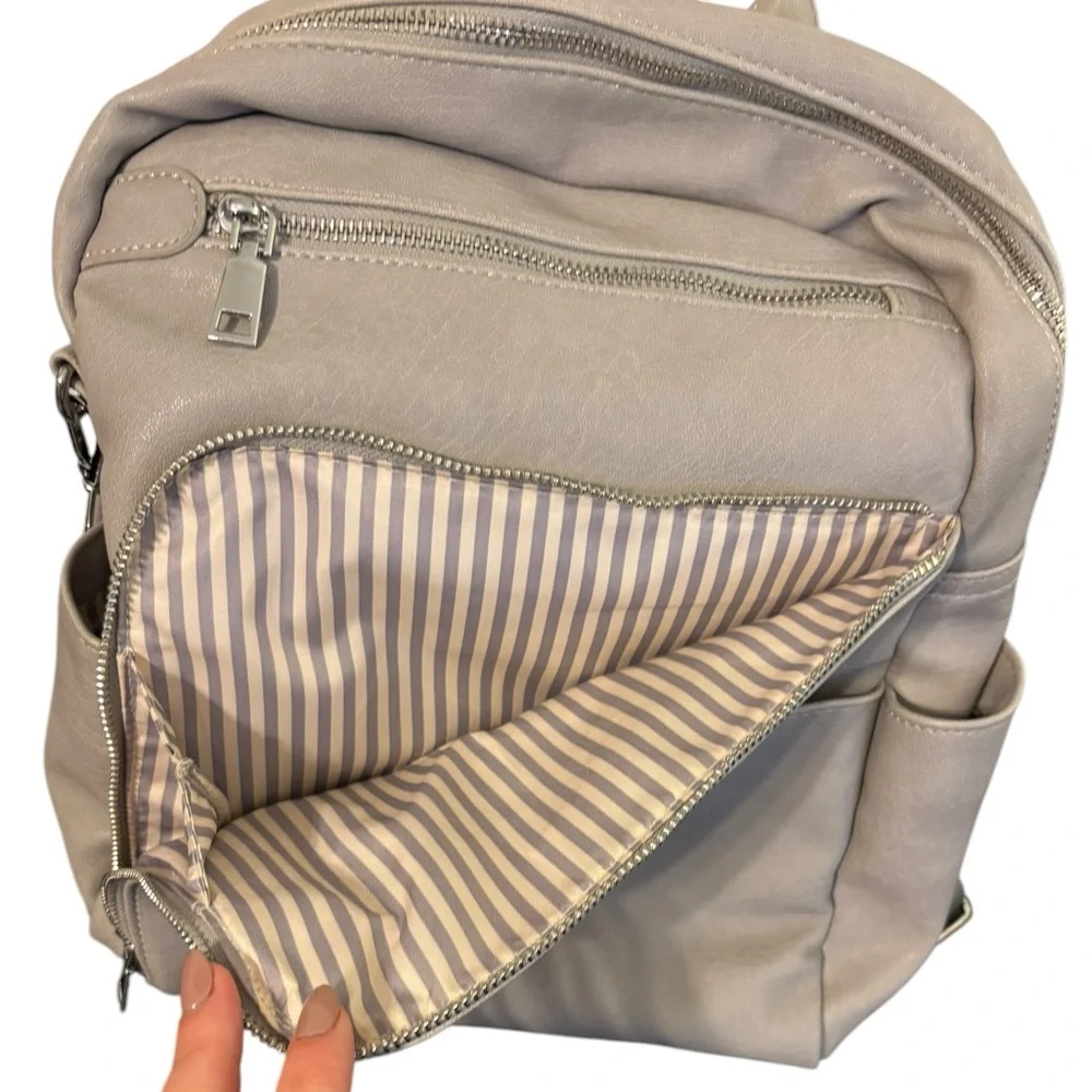 Everyday Convertible Backpack Tote in Light Beige